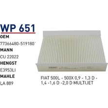 Wunder Fiat 500L - 500X 0,9 - 1,3 D - 1,4 -1,6 D -2,0 D