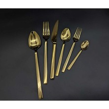 Wessenburg Berlin 36 Parça Titanyum Gold Çatal Kaşıkbıçak Seti