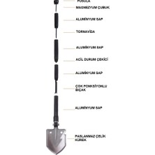 Anatolianshield Kampçı Küreği Karbon Altın