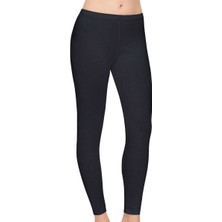 Tutku Elit Tutku Elit Modal Elastan Düz Uzun Kadın Tayt 2101 | Siyah