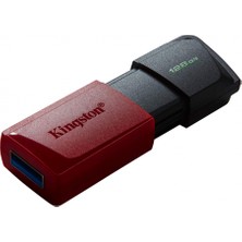 Kıngston DTXM/128GB USB 3.2 Data Traveler Exodia M Flash Disk (Siyah-Kırmızı)