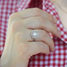 Lilarote Baget Altın Çift Şerit Yüzük