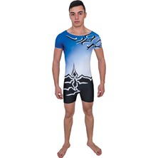 Karacan Spor 545 Baskılı Jimnastik Tulum