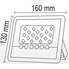 Forlife FL-3145 60W 6500K Beyaz Solar Projektör