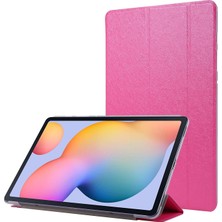 Szykd Samsung Galaxy Tab S8 / Tab S7 Ipek Doku Flip Deri Tablet Kılıf Için (Yurt Dışından)