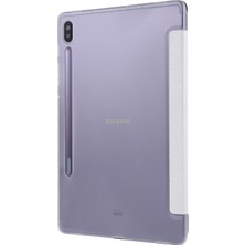 Szykd Samsung Galaxy Tab S8 / Tab S7 Ipek Doku Flip Deri Tablet Kılıf Için (Yurt Dışından)