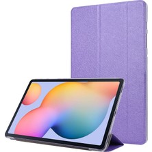 Szykd Samsung Galaxy Tab S8 / Tab S7 Ipek Doku Flip Deri Tablet Kılıf Için (Yurt Dışından)