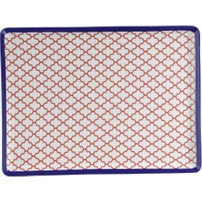 Kütahya Porselen Selçuklu Tek Parça 35X26 Düz Tabak