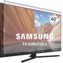 Best Ekran Samsung 40K5000 Tv Ekran Koruyucu - Samsung 40" Inç  Ekran Şeffaf Koruma Paneli