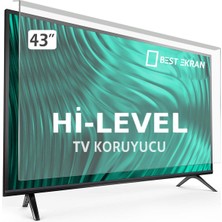 Best Ekran Hi Level 43HL560 Tv Ekran Koruyucu - Hi Level 43" Inç Ekran Koruma Şeffaf Panel