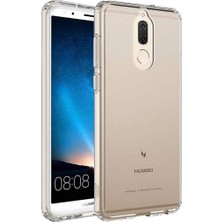 Bzontech Huawei Mate 10 Lite Kılıf Şeffaf Silikon Kamera Korumalı 3D