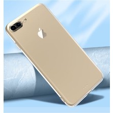 Bzontech Apple iPhone 7 Plus 8 Plus Kılıf Şeffaf Silikon Kamera Korumalı 3D