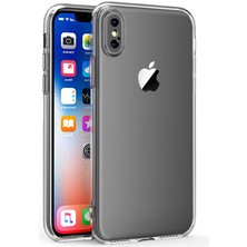 Bzontech Apple iPhone x Xs Kılıf Şeffaf Silikon Kamera Korumalı 3D