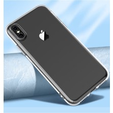 Bzontech Apple iPhone x Xs Kılıf Şeffaf Silikon Kamera Korumalı 3D