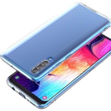 Bzontech Samsung A30S Kılıf Şeffaf Silikon Kamera Korumalı 3D