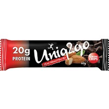 UNIQ2GO Power Bademli ve Proteinli Maxi Bar 65 gr 12 Adet