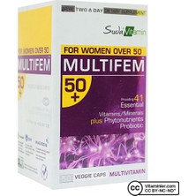 Suda Collagen Suda Vitamin Multifem 50+ Multivitamin 50 Kapsül