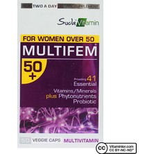 Suda Collagen Suda Vitamin Multifem 50+ Multivitamin 50 Kapsül