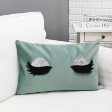 Körfez Kırlent Tay Tüyü Kirpik Kırlent Kılıfı