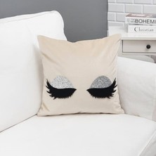 Körfez Kırlent Tay Tüyü Kirpik Kırlent Kılıfı