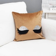 Körfez Kırlent Tay Tüyü Kirpik Kırlent Kılıfı