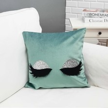 Körfez Kırlent Tay Tüyü Kirpik Kırlent Kılıfı