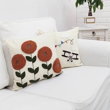 Körfez Kırlent Punch El Işçiliği Kırlent Kılıfı 2'li Kombin