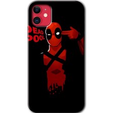 Bera Aksesuar Apple iPhone 11 Kılıf Hd Desen Baskılı Arka Kapak - Deadpool 4