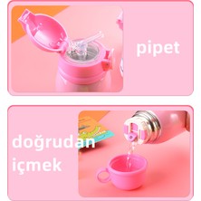 Ruicheng 500 ml. Paslanmaz Çelik Taşınabilir Yalıtımlı Çocuk Suluklar Mataralar (Yurt Dışından)