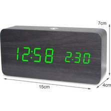 Szykd LT-1035 LED Ekran Dijital Uygulama Akıllı Çalar Saat (Yurt Dışından)