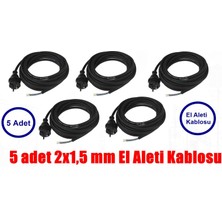 Nesta Fişli Kablo Taşlama ve Matkap Için 5 Adet 3,80 mt