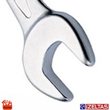 Izeltaş Açık Ağız Anahtar Çatal Iki Ağız Açıkağız 16 x 17 mm
