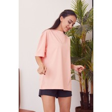 Lime Moda Basic T-Shirt-Somon