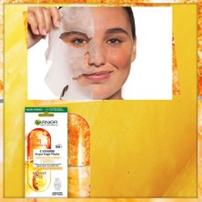 Garnier C Vitamini Yorgunluk Karşıtı Ampul Kağıt Yüz Maskesi