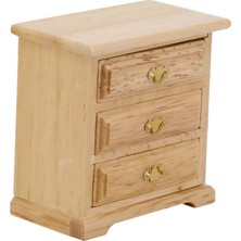 Newdv Minyatür Dollhouse Dolap Manzara Bebek Evi Oyuncak Mobilya Dekorasyonu 3 Çekmece (Yurt Dışından)