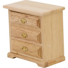 Newdv Minyatür Dollhouse Dolap Manzara Bebek Evi Oyuncak Mobilya Dekorasyonu 3 Çekmece (Yurt Dışından)