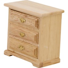Newdv Minyatür Dollhouse Dolap Manzara Bebek Evi Oyuncak Mobilya Dekorasyonu 3 Çekmece (Yurt Dışından)