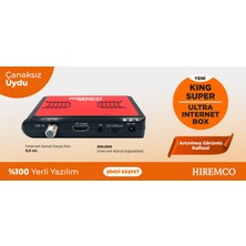 HİREMCO Combo King Çanaklı-Çanaksız İnternet Uydu Alıcısı