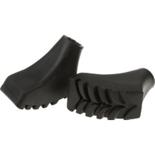 Segolike 4 Parça Siyah Kauçuk Pençe Ayakları Yürüyüş Çubuğu Yürüyüş Yürüyüşü Gezme Kutup Kapakları 5cm (Yurt Dışından)