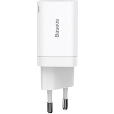 Baseus Super Si Pro 30W Hızlı Şarj Type-C + USB Adaptör