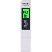 UniChrome Tds & Ec Metre LCD Ekranlı LED Işıklı Taşınabilir Su Kalite Analiz Cihazı