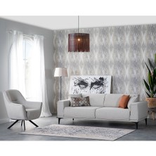 Weltew Home Stil Koltuk Takımı 3+1 Krem)