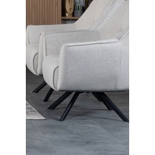 Weltew Home Stil Koltuk Takımı 3+1 Krem)