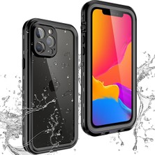 MTK Moveteck Apple iPhone 11 Pro Max Uyumlu Kılıf Su Toz Geçirmez 360 Derece Kaplar Armor Tank Waterproof Su Altı Korumalı Case