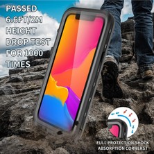 MTK Moveteck Apple iPhone 11 Pro Max Uyumlu Kılıf Su Toz Geçirmez 360 Derece Kaplar Armor Tank Waterproof Su Altı Korumalı Case