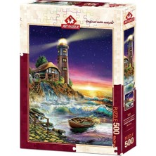 4210 Art Puzzle Deniz Fenerinden Günbatımı 500 Parça Puzzle