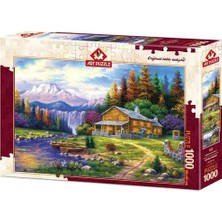 4230 Art Puzzle Dağlarda Günbatımı 1000 Parça Puzzle