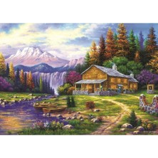 4230 Art Puzzle Dağlarda Günbatımı 1000 Parça Puzzle