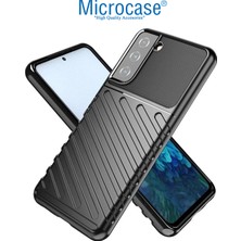 Microcase Samsung Galaxy S22 5g Thunder Serisi Darbeye Dayanıklı Silikon Kılıf - Siyah