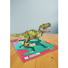 Pi Canlanan Puzzle - Tyrannosaurus Rex (Sürpriz Pırıl )